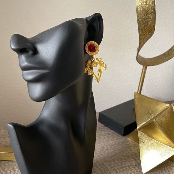 Vintage style earrings N12 - Picture 2 of 4